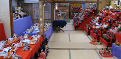 安藤人形店の雛人形展示