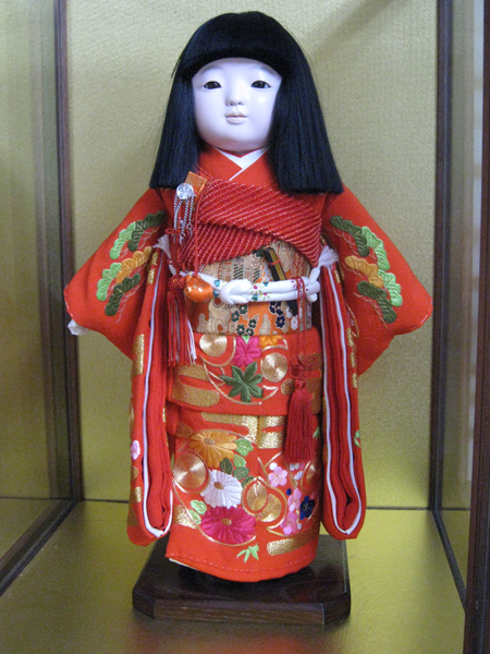 喜ばれる誕生日プレゼント 市松人形　京人形　M899 アンティーク/コレクション