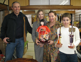 2009年人形作り見学・体験